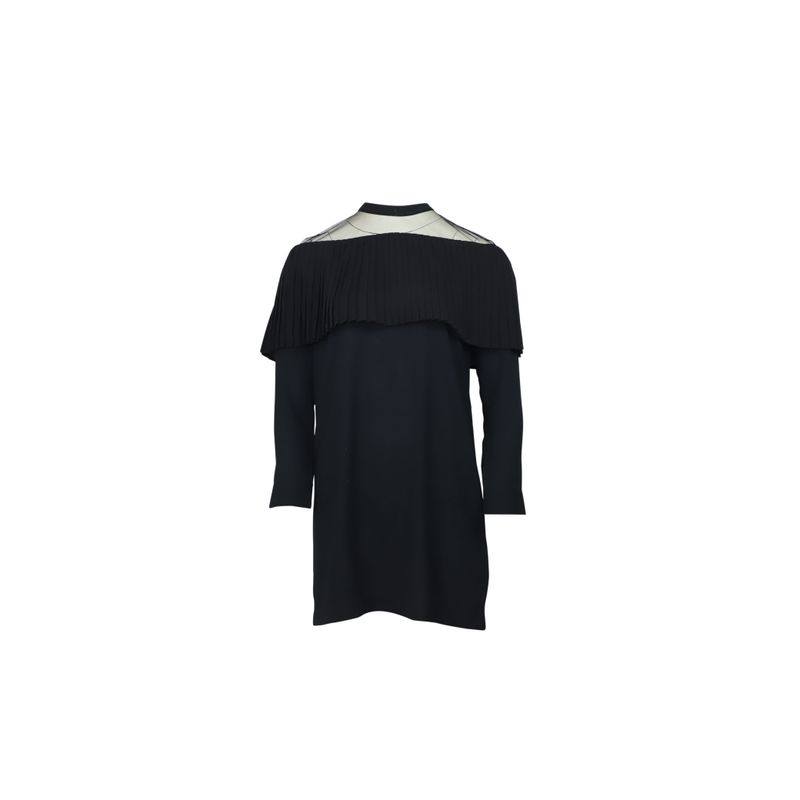 Maje Remia Mini Dress In Black Polyester